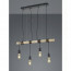 LED Hanglamp - Trion Brido - E27 Fitting - 4-lichts - Rond - Mat Zwart - Aluminium 2