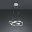 LED Hanglamp - Trion Corcy - 27W - Warm Wit 3000K - Dimbaar - Rond - Mat Nikkel - Aluminium 2