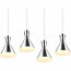 LED Hanglamp - Trion Ewomi - E27 Fitting - 4-lichts - Rechthoek - Mat Nikkel - Aluminium 5