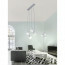 LED Hanglamp - Trion Ginola - E14 Fitting - 4-lichts - Rechthoek - Mat Nikkel - Aluminium 3