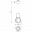 LED Hanglamp - Trion Jamo - E27 Fitting - 1-lichts - Rond - Mat Zwart - Aluminium Lijntekening