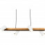 LED Hanglamp - Trion Milona - GU10 Fitting - 4-lichts - Rond - Mat Bruin/Wit - Aluminium 3