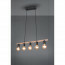LED Hanglamp - Trion Ranin - E27 Fitting - Rechthoek - Mat Zwart - Aluminium 3
