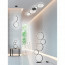 LED Hanglamp - Trion Rondy - 22W - Warm Wit 3000K - Rechthoek - Mat Zwart - Aluminium 3