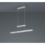 LED Hanglamp - Trion Trojan Up and Down - 45W - Aanpasbare Kleur - Rechthoek - Geborsteld Zilver - Aluminium 7