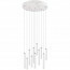 LED Hanglamp - Trion Tular - 22W - Warm Wit 3000K - Rond - Mat Wit - Aluminium