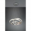 LED Hanglamp - Trion Yarino - 60W - Aanpasbare Kleur - Dimbaar - Rond - Mat Nikkel - Aluminium 10