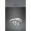 LED Hanglamp - Trion Yarino - 60W - Aanpasbare Kleur - Dimbaar - Rond - Mat Nikkel - Aluminium 16
