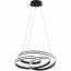 LED Hanglamp - Trion Yarino - 60W - Aanpasbare Kleur - Dimbaar - Rond - Mat Zwart - Aluminium 4