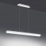 LED Hanglamp WiZ - Hangverlichting - Trion Lavar - 20W - Aanpasbare Kleur - RGBW - Rechthoek - Mat Wit - Aluminium 5
