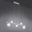 LED Hanglamp WiZ - Trion Dulpio - 15W - Aanpasbare Kleur - 5-lichts - Dimbaar - Rechthoek - Mat Nikkel - Aluminium 5