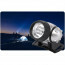 LED Hoofdlamp - Aigi Slico - Waterdicht - 40 Meter - Kantelbaar - 19 LED's - 1.1W - Zilver | Vervangt 9W 10