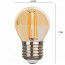 LED Lamp 10 Pack - Facto - Filament Bulb - E27 Fitting - 4W - Warm Wit 2700K Lijntekening