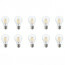 LED Lamp 10 Pack - Filament - E27 Fitting - 6W - Natuurlijk Wit 4200K