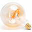 LED Lamp - Aigi Glow Happy - E27 Fitting - 4W - Warm Wit 1800K - Amber 2
