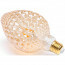LED Lamp - Aigi Glow Strawberry - E27 Fitting - 4W - Warm Wit 1800K - Amber 2