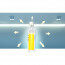 LED Lamp - Aigi Qolin - R7S Fitting - 8W - Helder/Koud Wit 6500K - Geel - Glas 5