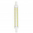 LED Lamp - Aigi Trunka - R7S Fitting - 9W - Helder/Koud Wit 6500K - Oranje - Glas