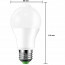 LED Lamp - Dag en Nacht Sensor - Aigi Linido - A60 - E27 Fitting - 6W - Helder/Koud Wit 6500K Lijntekening