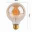 LED Lamp - Facto - Filament Rustiek Globe - E27 Fitting - 5W - Warm Wit 2700K Lijntekening