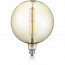 LED Lamp - Filament - Trion Globin - E27 Fitting - 8W - Warm Wit 2700K - Amber - Aluminium 2