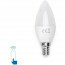 LED Lamp - Smart LED - Aigi Kiyona - Bulb C37 - 7W - E14 Fitting - Slimme LED - Wifi LED - Aanpasbare Kleur - Mat Wit - Glas 2