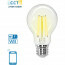 LED Lamp - Smart LED - Aigi Rixona - Bulb A60 - 6W - E27 Fitting - Slimme LED - Wifi LED + Bluetooth - Aanpasbare Kleur - Transparant Helder - Glas 2