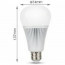 LED Lamp - Viron Pina - E27 Fitting - Dimbaar - 9W - Aanpasbare Kleur - RGBW - Wit 3