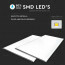 LED Paneel - Viron Ganto - 120x60 Helder/Koud Wit 6400K - 45W Inbouw Rechthoek - Mat Wit - Aluminium 2