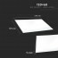 LED Paneel - Viron Ganto - 120x60 Helder/Koud Wit 6400K - 45W Inbouw Rechthoek - Mat Wit - Aluminium Lijntekening