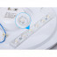 LED Plafondlamp - Aigi Dyno - Opbouw Rond 24W - Natuurlijk Wit 4000K - Dimbaar - Mat Wit - Aluminium 3