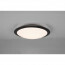 LED Plafondlamp - Badkamerlamp - Trion Hambert - 18.5W - Natuurlijk Wit 4000K - Spatwaterdicht IP44 - Rond - Mat Zwart - Kunststof 3
