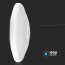 LED Plafondlamp met Sensor + Dag en Nacht Sensor - Kozolux Crimpy - 20W 1500lm - Warm Wit 3000K - Opbouw - Rond - Wit 2
