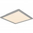 LED Plafondlamp - Plafondverlichting - Trion Alina - 13.5W - Warm Wit 3000K - Dimbaar - Vierkant - Mat Titaan - Aluminium