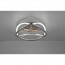 LED Plafondlamp - Plafondverlichting - Trion Charis - 20W - Warm Wit 3000K - Dimbaar - Rond - Mat Nikkel - Aluminium 3