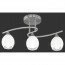 LED Plafondlamp - Plafondverlichting - Trion Covino - E14 Fitting - 3-lichts - Rond - Mat Nikkel - Aluminium 2