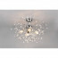 LED Plafondlamp - Plafondverlichting - Trion Guston - E14 Fitting - 4-lichts - Rond - Mat Chroom - Aluminium 5