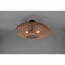 LED Plafondlamp - Plafondverlichting - Trion Hetra - E27 Fitting - 2-lichts - Rond - Mat Zwart - Aluminium 3