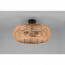 LED Plafondlamp - Plafondverlichting - Trion Irene - E27 Fitting - 3-lichts - Rond - Bruin - Hout 6