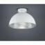 LED Plafondlamp - Plafondverlichting - Trion Jin - E27 Fitting - Rond - Mat Wit - Aluminium 2