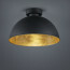 LED Plafondlamp - Plafondverlichting - Trion Jin - E27 Fitting - Rond - Mat Zwart Aluminium 2