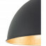 LED Plafondlamp - Plafondverlichting - Trion Jin - E27 Fitting - Rond - Mat Zwart Aluminium 4