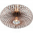 LED Plafondlamp - Plafondverlichting - Trion Johy - E27 Fitting - Rond - Industrieel - Mat Koper - Aluminium - 50cm 3