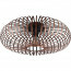 LED Plafondlamp - Plafondverlichting - Trion Johy - E27 Fitting - Rond - Industrieel - Mat Koper - Aluminium - 50cm 4