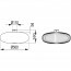 LED Plafondlamp - Plafondverlichting - Trion Johy - E27 Fitting - Rond - Industrieel - Mat Koper - Aluminium - 50cm Lijntekening