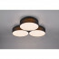 LED Plafondlamp - Plafondverlichting - Trion Lanago - 38W - Warm Wit 3000K - Dimbaar - Rond - Mat Zwart - Aluminium 3