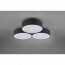 LED Plafondlamp - Plafondverlichting - Trion Lanago - 38W - Warm Wit 3000K - Dimbaar - Rond - Mat Zwart - Aluminium 4