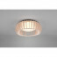 LED Plafondlamp - Plafondverlichting - Trion Manto - 17W - Warm Wit 3000K - Dimbaar - Rond - Houtkleur - Kunststof 5