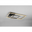 LED Plafondlamp - Plafondverlichting - Trion Pado - 25W - Warm Wit 3000K - Dimbaar - Rechthoek - Mat Goud - Aluminium 11