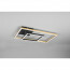 LED Plafondlamp - Plafondverlichting - Trion Pado - 25W - Warm Wit 3000K - Dimbaar - Rechthoek - Mat Goud - Aluminium 15